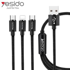 كيبل USB متعدد المنافذ 
