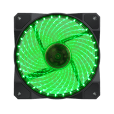 مروحة LED اخضر من Gamemax بمقاس 120mm