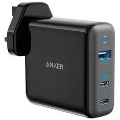 Anker PowerPort III 3-Port 65W Elite Charger – Black