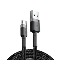 Baseus Cafule Braided Cable Micro USB with Reversible Double Sided Entry Connector