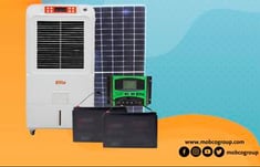 منظومة مكيف SL60-DC12V  ١٢ فولت يعمل على الطاقة الشمسية 24 ساعة 