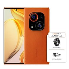 (حجز مسبق) تكنو فانتوم اكس 2 برو ثنائي الشريحة بذاكرة رام 12GB وذاكرة داخلية 256GB يدعم 5G مع هدايا (ساعة تكنو الذكية+نظارة ذكية+علبة هدايا فانتوم) - برتقالي