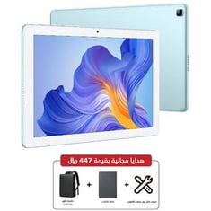 هونر تابلت x8 مقاس 10.1 بوصة بذاكرة رام 3GB وذاكرة داخلية 32GB يدعم الوايفاي مع هدايا - أزرق فاتح