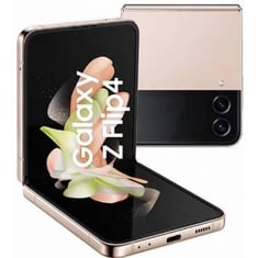 سامسونج جلاكسي زد فليب 4 شريحة واحدة بذاكرة رام 8GB وذاكرة تخزين داخلية 256GB يدعم 5G -وردي ذهبي