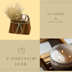 Leaves Candle - شمعة الأوراق العطرة