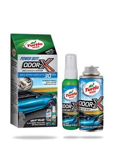 Turtle Wax Odor-X Whole Car Blast Kit with Car Bomb and Air Freshener, New Car