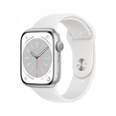 ساعة أبل الاصدار 8 مقاس 41 ملم  (Apple Watch Series 8 Silver) GPS - فضي