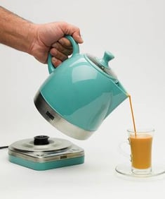 بريق شاي الكرك الكهربائي , 1.2 لتر  - متعددة الالوان