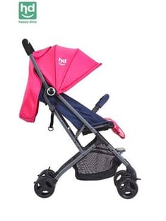 HAPPYDINO Baby's Stroller Color Block High Quality Comfortable Pushchair