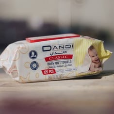 مناديل مبللة للأطفال  - بودرة