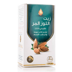 زيت اللوز المر من وادي النحل 125مل - Wadi Al nahil Hair Oil Bitter Almond Oil 125ml