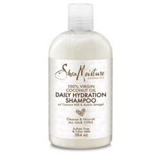 شامبو الترطيب اليومي بزيت جوز الهند البكر بنسبة 100٪ من شيا مويستشر 384 مل - Shea Moisture 100% Virgin Coconut Oil Daily Hydration Shampoo 
