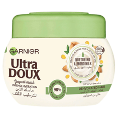  قناع الترطيب المكثف بحليب اللوز من غارنييه 300 مل - Garnier Ultra Doux Milk Mask Intense Hydration Almond Milk 300 ml