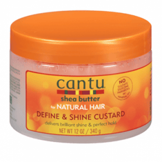 كريم كاسترد للشعر لتعزيز التموجات واللمعان كانتو 340جم -  CANTU Define &amp; Shine Custard Cream 340g