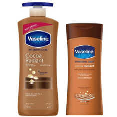 لوشن عناية مركزة للبشرة بزبدة الكاكاو من فازلين - Vaseline Cocoa Radiant Body Lotion