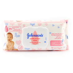 مناديل مبللة للاطفال من جونسون 72 منديل - Johnson's Gentle All Over Baby Wipes 72 Wipes