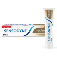 سنسوداين معجون أسنان عناية متعددة مع تبييض 50 مل - Sensodyne Toothpaste Multi Care With Whitening 50 ml