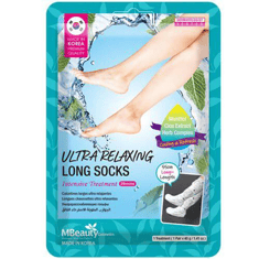 الجوارب الطويلة للاسترخاء الفائق من ام بيوتي  - MBeauty Ultra Relaxing Long Socks Intensive Treatment 1 Pair