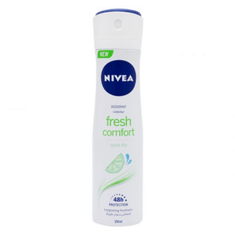 مزيل عرق بخاخ فرش كومفورت من نيفيا 150مل - Nivea Fresh Comfort Deodorant Spray 150ml