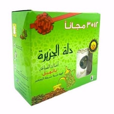 دله الجزيرة قهوة عربية سريعة التحضير بالهيل 12+3 كوب