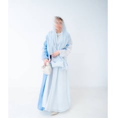Ombre Abaya with Bow tarhaa