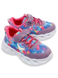 حذاء رياضة متعددة الألوان بباند فيلكرو بناتي