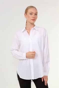 Women's Ecru Cotton Shirt