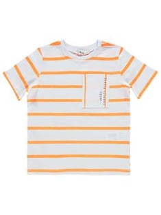 Boy's Striped T-shirt &amp; Shorts Set