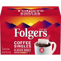 قهوة فولجرز الامريكية (38 ظرف)