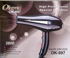 مجفف شعر اوكيما 3800 بشاشة ديجتال 