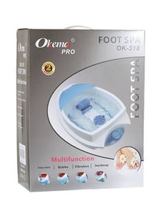 جهاز مساج القدم متعدد الوظائف من اوكيما foot spa - أزرق - OK518