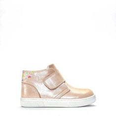 Kid's Powder Rose Leather Shoes