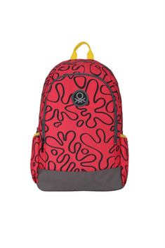 Kid's Zipped Red Backpack