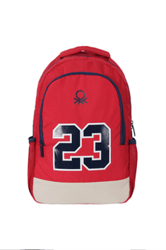 Kid's Zipped Red Backpack