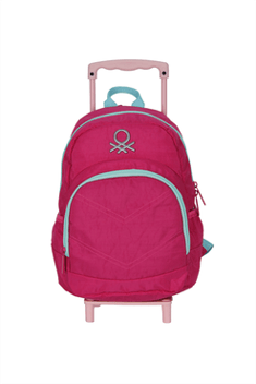 Kid's Pink Crinkle School Bag