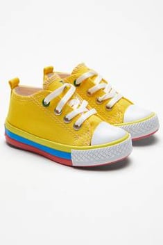 Unisex Kid's Yellow Sport Shoes