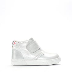 Kid's Silver Leather Shoes