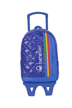 Kid's Blue Quilted School Bag
