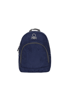 Kid's Navy Blue Crinkle School Bag
