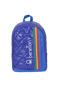 Kid's Blue Quilted Backpack