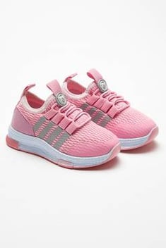 Unisex Kid's Pink Sport Shoes