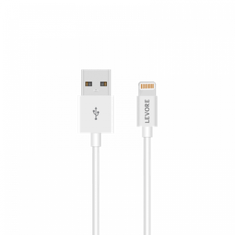 كيبل شحن للايفون USB بطول 1 من ليفوري - أبيض
