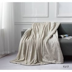 بطانية قياس مفرد مبطنة فرو - 180x240 سم - كانون