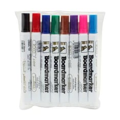 قلم سبورة روكو طقم 8 لون