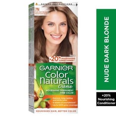 صبغة غارنيه لون أشقر فاتح لون طبيعي ويحافظ على لمعان الشعر 7 (Garnier Color Naturals)
