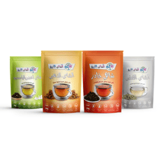 باكج النشاط والحيوية (4 منتجات): شاهي خادر + الشاي الذهبي + الشاي الفضي + شاي أخضر بالياسمين