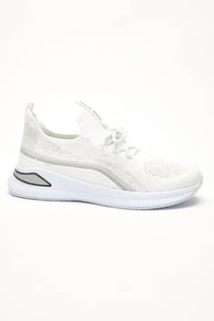حذاء رياضة اطفال رمادي أبيض للجنسين