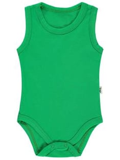 Baby's Basic Green Snapsuit - 5 Pieces