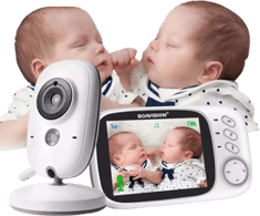 جهاز VB603- لمراقبة الأطفال 3.2 بوصة 2.4G لاسلكية, كاميرا مراقبة جليسة الأطفال رؤية ليلية كاملة بشاشة LCD ثنائية الصوت
