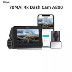 داش كام 70mai A800S 4K جهاز تسجيل فيديو رقمي للسيارات